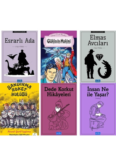 Parıltı Yayınları Esrarlı Ada Göklerin Hakimi Bandırma Roket Kulübü İnsan Ne İle Yaşar
