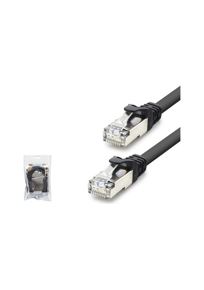 Hadron Hdx5091 Cat7 Ethernet Patch Kablosu 10 Gbps 600 Mhz 1.5 M Siyah