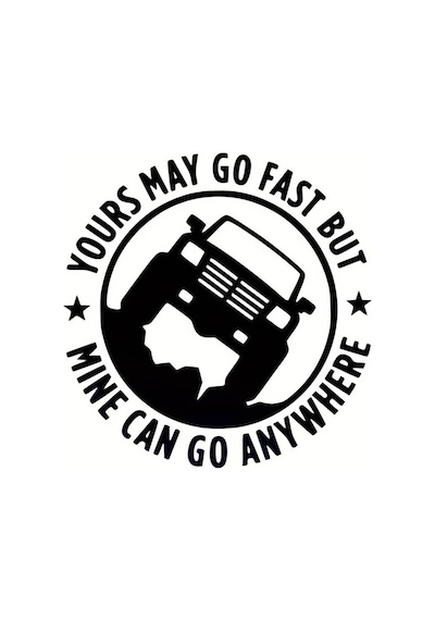 One Vıp Sale Off Road Arka Cam Sticker 15 X 15 Cm Mukavemetli