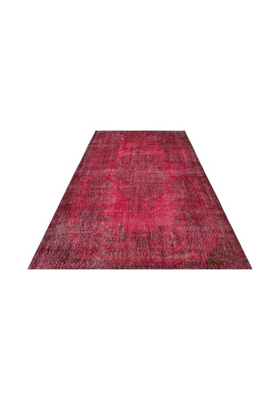 El Dokuması Vintage Yün-pamuk Kırmızı Halı 34718 168 X 280 Cm