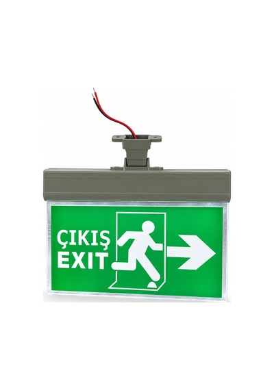 Ct 9165 Çift Yönlü 1w Ledli Exıt Çıkış Armatürü