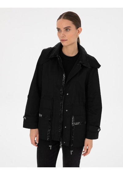 Pierre Cardin Kadın Siyah Kaban 50306387-vr046 Siyah