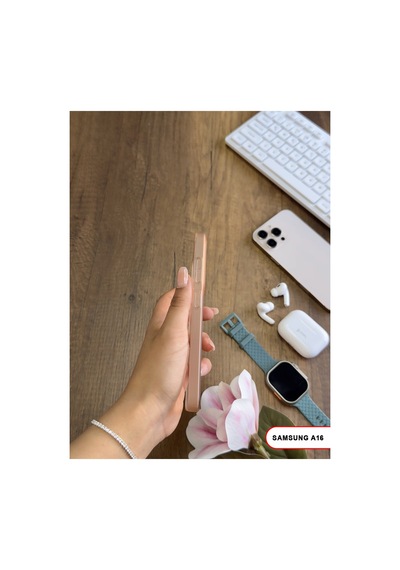 Samsung Galaxy A16 Uyumlu Mat Sert Klein Kılıf Pembe