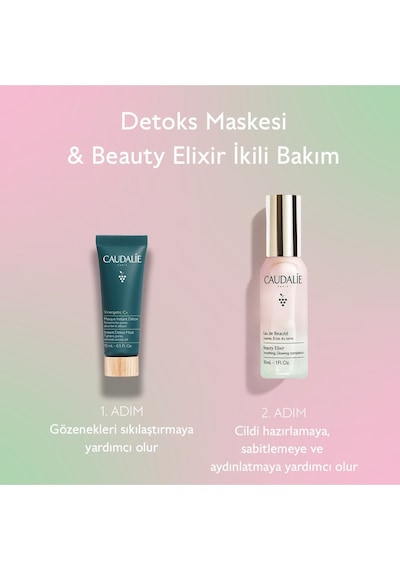 Caudalie Vinergetic C+ Maskesi 15 ML + Beauty Elixir 30 ML Caudalie Vinergetic C+ Maskesi 15 ML + Beauty Elixir 30 ML