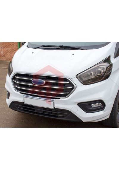 Ford Custom Ön Panjur 4 Parça Krom 2018+