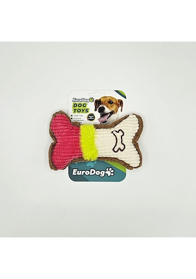 Cosmotex 8681144196976 Eurodog Peluş Kemik Köpek Oyuncağı 16x10 Cm