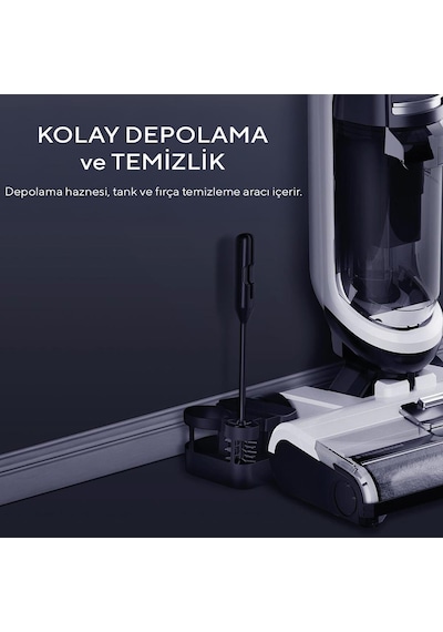 Kumtel HWDVC-01 Islak Kuru Şarjlı Dikey Süpürge