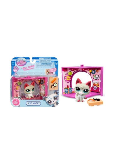Littlest Pet Shop Minişler Figür Set Pet Nook G7 25 Kurt Gri 00591