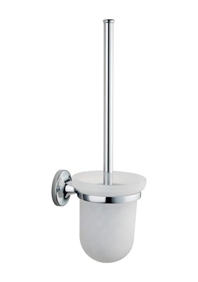 Marin A44948 Tuvalet Fırçalığı, Krom Siyah