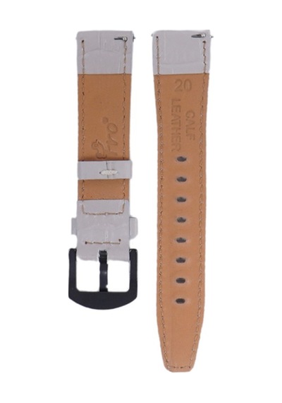 Fro Lw38-43 20 Mm Hakiki Deri Kroko Krem Kordon Siyah Toka