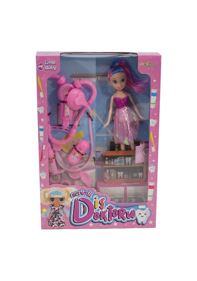 Oyuncak Bebek Diş Doktorum 8 Parça 23 Cm