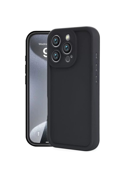 Newface Apple İphone 16 Pro Max Kılıf Viera Silikon - Siyah