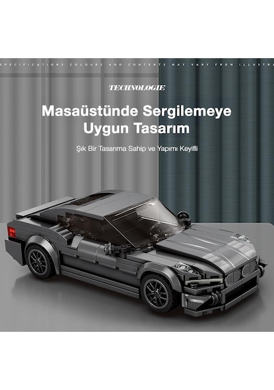 Reobrix Creator 815 Bmw 2 Serisi Spor Araba Yaratıcı Yapı Blok Seti Building Blocks - 369 Parça
