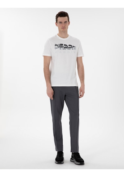 Pierre Cardin Erkek Ekru Tişört 50302589-vr019 Ekru