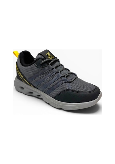 Luttoon 4138-26 Anorak Fashıon Kadın Sneaker Füme Siyah Sarı 36-39