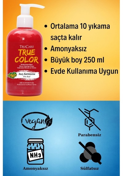 Trucare Truecolor Renkli Saç Boyası 250 Ml