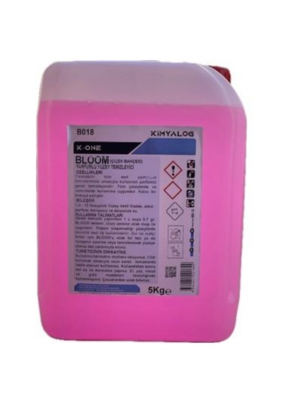 Kimyalog Bloom Çiçek Bahçesi Parfümlü Yüzey Temizleyici 5 L