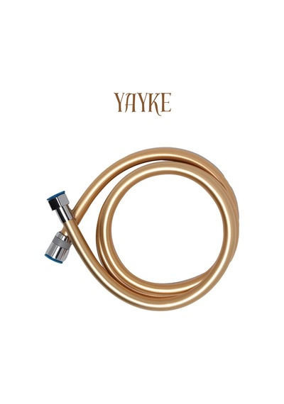 Yayke Gold Silikon 1.sınıf Kaliteli Pvc Kaplama Duş Hortumu Rose Gold