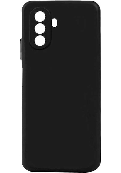 Ekılıf - Huawei Nova Y70 Uyumlu Kılıf Mat Soft Esnek Biye Silikon - Siyah