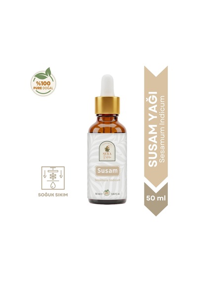 Susam Yağı 50 Ml %100 Doğal Saç Bakımı & Parlak Görünüm