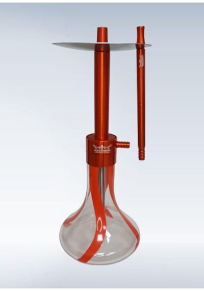 Alfeshisha F1 Siyah Kırmızı Performans Nargile Takımı