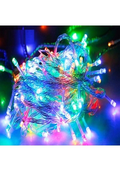 10 Metre Renkli Led Işık Renkli İp Led Işık Kablo Işık 220v Fişli Işık Dekorasyon Işığı Noel Işığı Çok Renkli