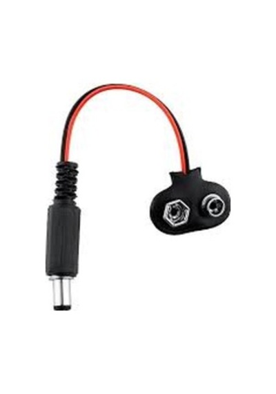 9V Pil Başlığı Jaklı Arduino 9V Pil  Başlık