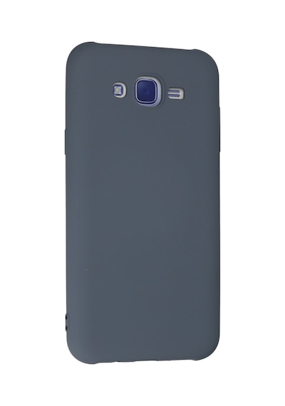 Galaxy J7 Kılıf Nano İçi Kadife Silikon - Gri