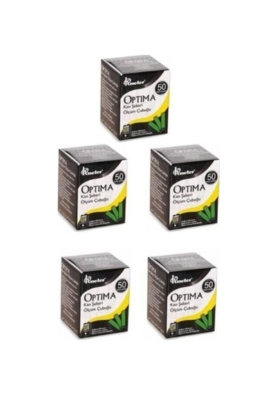 Kan Şeker Ölçüm Strip 50'li X5 Kutu