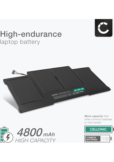 1 X Macbook Dizüstü Bilgisayar Pil, Apple Macbook Air 13 - A1466 - Mid-2017, Macbook Air 13-a14 Tek Renk