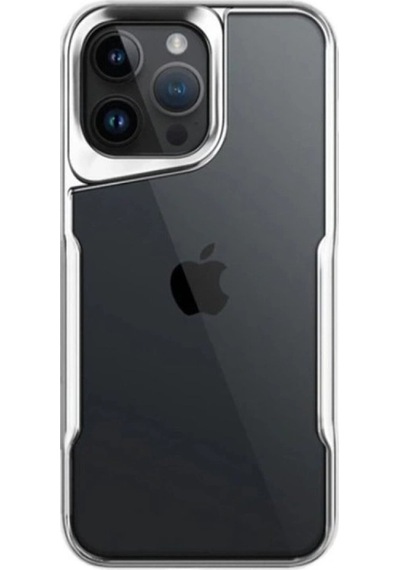 Apple Uyumlu iPhone 16 Pro Max Kılıf Boyi Silikon Kapak Gümüş/