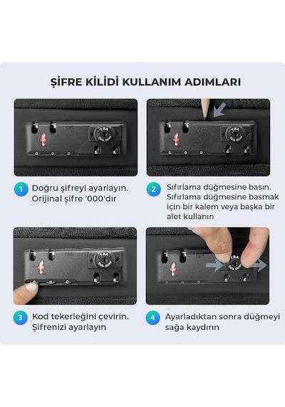 Mark Ryden Compılo 15.6 İnch Kilitli Siyah Renk Laptop Erkek Sırt Çantası Mr9000 00 Siyah