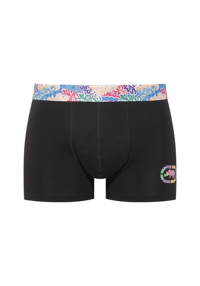 U.S. Polo Assn. Ecko Siyah - Saks - Lacivert 3'lü Boxer Siyah - Saks - Lacivert