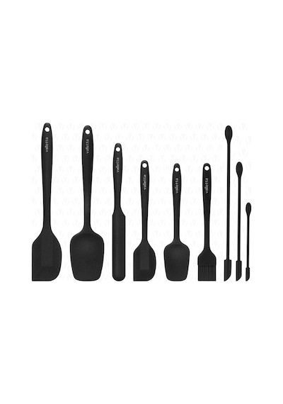Valletta Vlt1170 Drongo 9'lu Spatula Set Siyah Genel