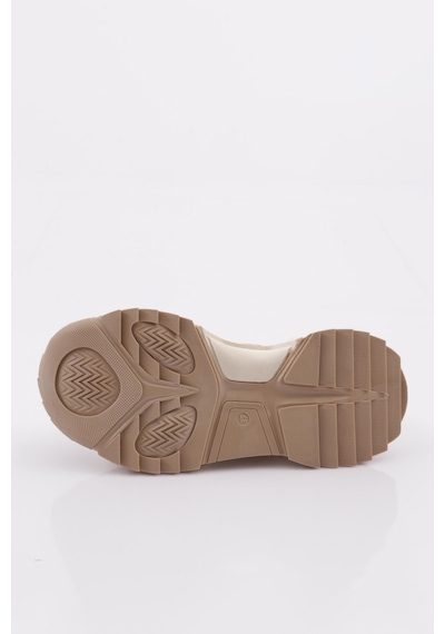 Dgn 65100-22y Kadin Bağcikli Kalin Taban Sneakers Ayakkabi 65100-2027-R0171 Bej - Kahverengi Dgn 65100-22y Kadin Bağcikli Kalin Taban Sneakers Ayakkabi 65100-2027-R0171 Bej - Kahverengi
