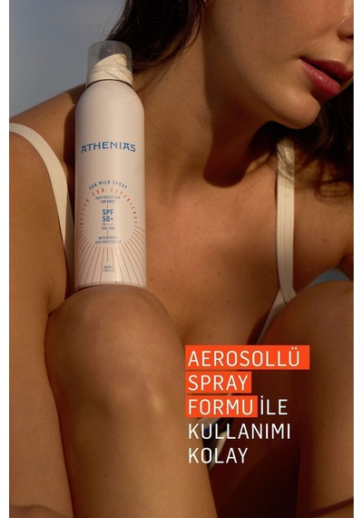 Athenias Sun Milk Sprey 200 Ml Yüksek Korumalı Güneş Kremi