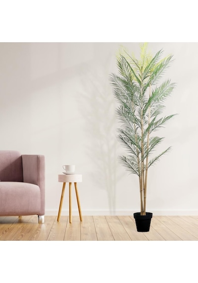 Yapay Ağaç 4 Gövdeli Palmiye Ağacı 180 Cm 1.Kalite Yapay Çiçek