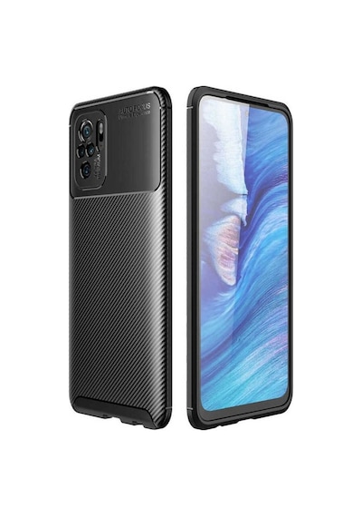 Xiaomi Redmi Note 10s Kılıf Zore Negro Silikon Kapak Siyah