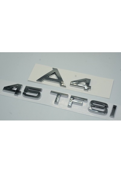 Audi A4 45 TFSi Krom ABS 3M 3D Bagaj Yazı Logo Ürün
