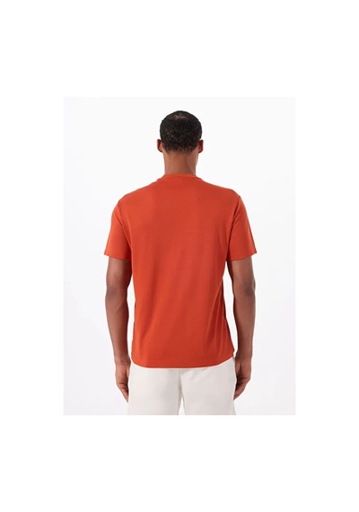 Ea7 Bisiklet Yaka Turuncu T-shirt Kırmızı