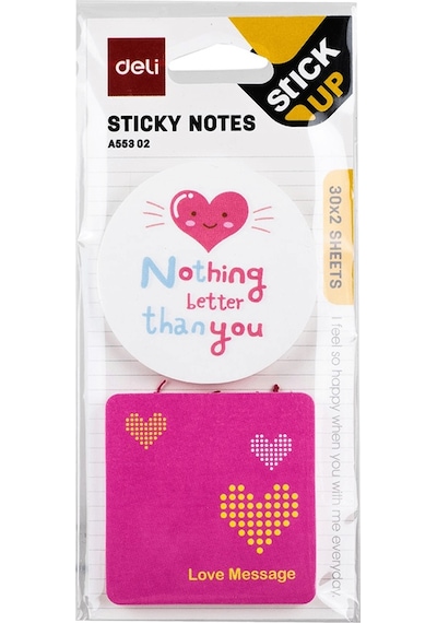 Deli Sticky Notes Yapışkanlı Not Kağıdı 30x2 A55302