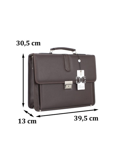 Case Club Kilit Mekanizmalı  Evrak Çantası 15,6 inç Laptop Bölmeli