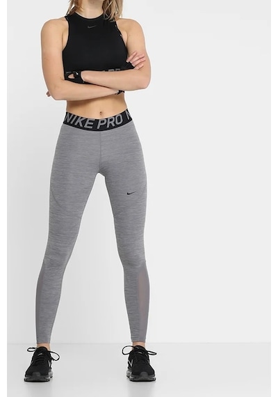 Nike Pro Tigh Fit Full Length Leggings Toparlayıcı Tam Boy Gri Tayt Gri