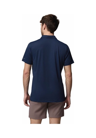 Columbia Men's Tech Trail Utility Polo Erkek Polo Yaka Tişört Am1495 Lacivert