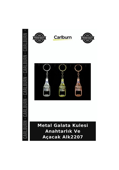 Özel Üretim Hediyelik Hatıra İstanbul Temalı Metal Galata Kulesi Anahtarlık Ve Açacak Alk2207
