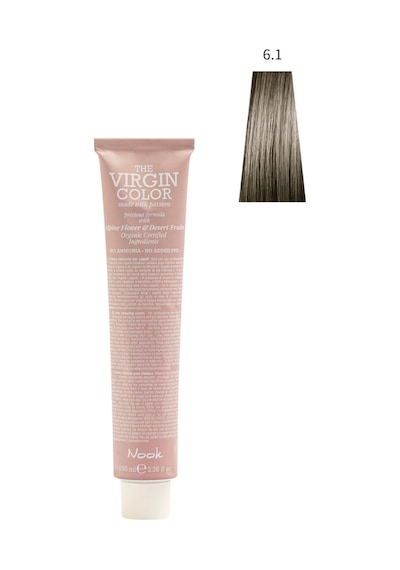 Nook Virgin Color Profesyonel Saç Boyası 100ml -koyu Küllü Kumral/küllü Kestane 6.1-ash Koyu Kumral