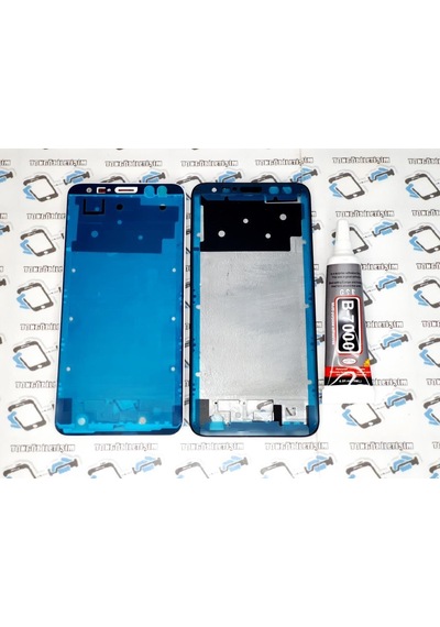 Tkgz - Mate 10 Lite Lcd Ekran Çıtası + B-7000 Yapıştırıcı Beyaz