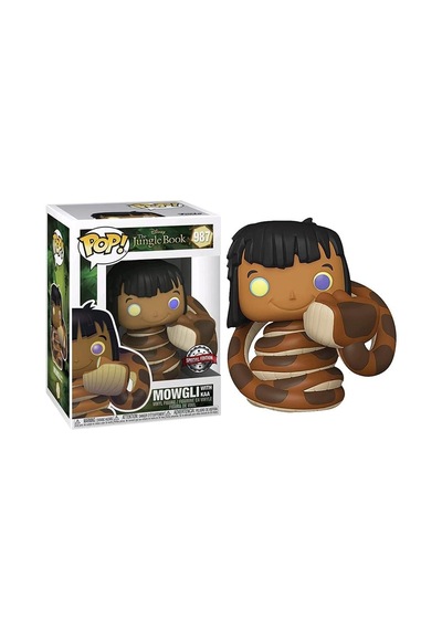 Funko Pop The Jungle Book: Mowgli With Kaa Vinyl Figure Special Edition Exclusive