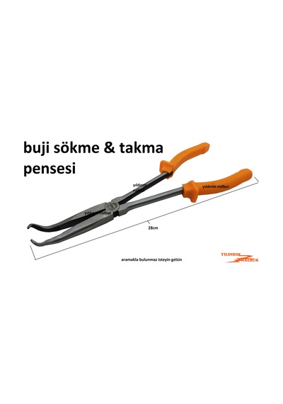 Buji Sökme Takma Pensesi Halkalı Kargaburnu Uzun Tip Buji Karga B N11.744