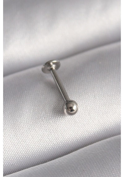 316l Çelik Gümüş Renk Topçuk Model Piercing